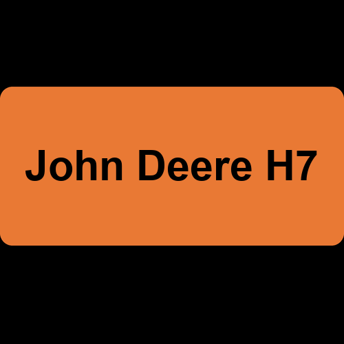 John Deere H7